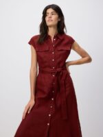 Vestido Chemise Andrea Linho Puro - Moda Modesta - Imagem 2