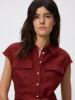 Vestido Chemise Andrea Linho Puro - Moda Modesta - Imagem 4