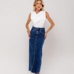 Saia Ariana Slim Com Lycra