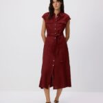 Vestido Chemise Andrea Linho Puro - Moda Modesta