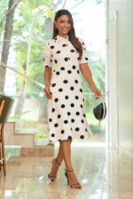 Vestido Ingrid em Poás Off White - Boutique K - Imagem 3