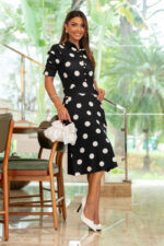 Vestido Ingrid em Poás Preto - Boutique K - Imagem 3